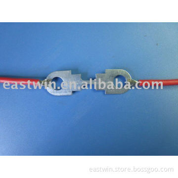 Two connected ring terminal, ring terminal wiresets